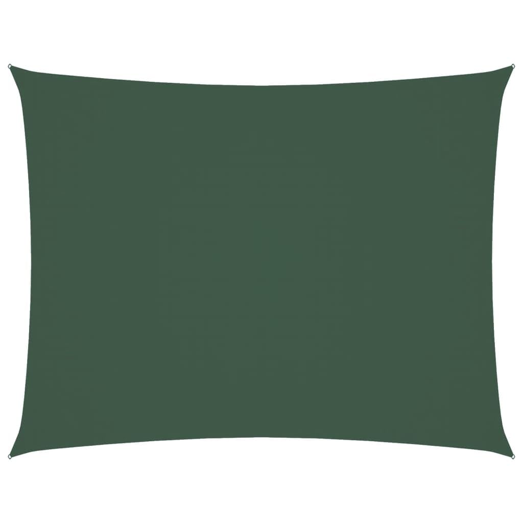 vidaXL Sunshade Sail Oxford Fabric Rectangular 4x5 m Dark Green — image 1