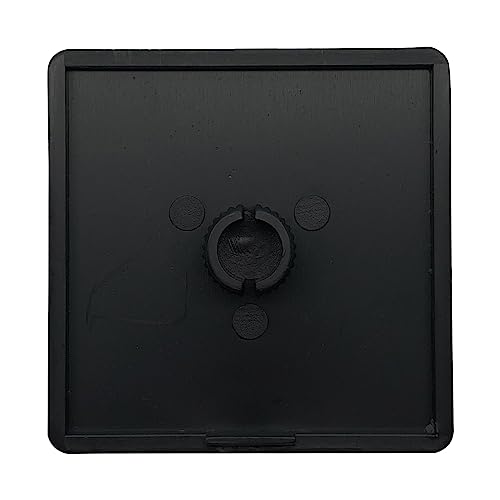 Image of 4545 European Standard Black Square Plastic Aluminum Profile End Caps, 45x45mm (10pcs)