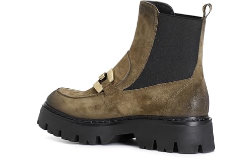 Cafè Noir C1FM6012 Bottines en Cuir Daim avec Elastique ET Pince - Les Beatles, Paul McCartney, John Lennon, RIngo Starr, George Harrison Cafè Noir C1FM6012 Bottines en Cuir Daim avec Elastique ET Pince