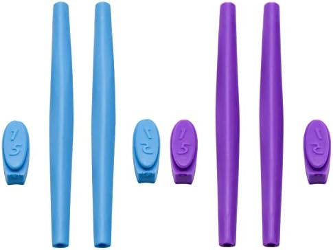 Blue/Purple Compatible/Replacement Silicone Leg Set for Oakleys Square Wire 2.0 Sunglasses Rubber Kit image 5