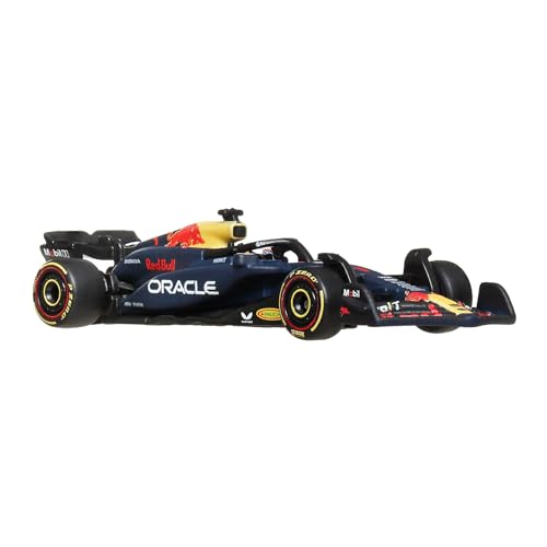 Hot Wheels Premium Formula 1, Oracle Red Bull Racing RB20, Coche de Carreras, vehículo de Juguete Coleccionable metálico a Escala 1:64 con neumáticos Real Riders, JBM12 2 Hot Wheels Premium Formula 1, Oracle Red Bull Racing Rb20, Coche De Carreras, Vehículo De Juguete Coleccionable Metálico A Escala 1:64 Con Neumáticos Real Riders, Jbm12