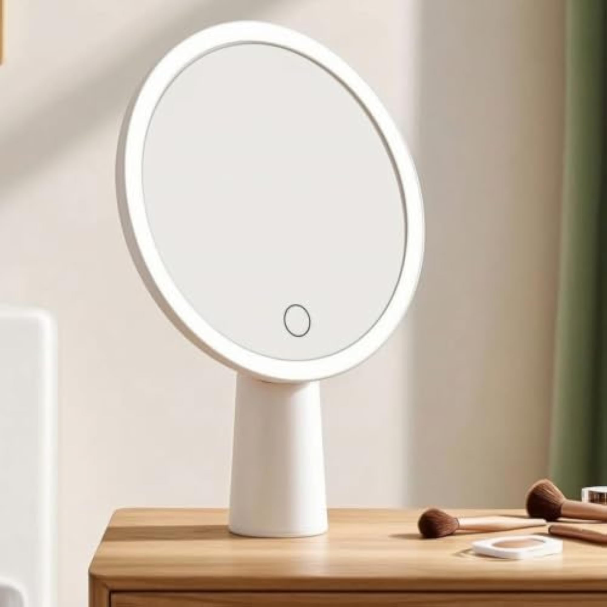 Rechargeable Makeup Mirror with Adjustable Angle
