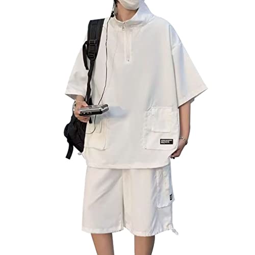 [FJLTDCP] ZbgAbv Y   ㉺Zbg XEFbg [EFA ėp ƒ 傫TCY  K -white-2XL