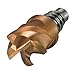 Sandvik Coromant Solid Carbide Indexable Milling Tool, 90 Degree Entering Angle, 5 Flutes