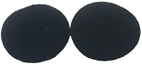 Compost Bin Filters - 2 Pack by The Relaxed Gardener - Set of 2 Black 4 Inch Round Odor Abscorbing Replacements for Kitchen Composting Buckets
