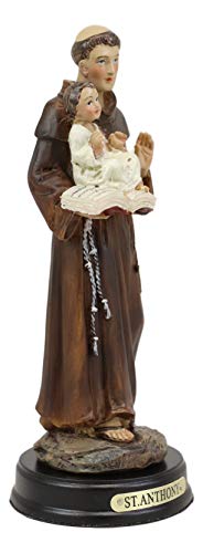 image for Ebros Gift Catholic Church Saint Anthony of Padua Carrying Baby Jesus 