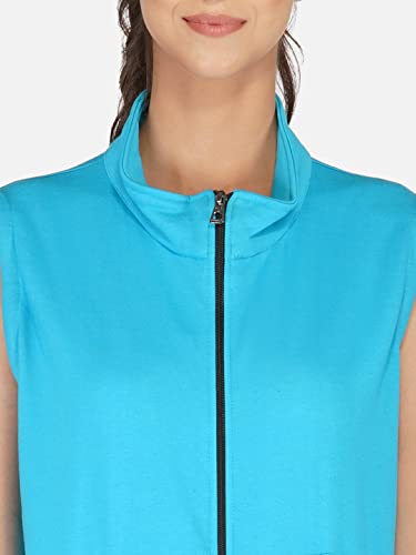 Image of UZARUS Women's Half Sleeves Cotton Fleece Premium Jacket