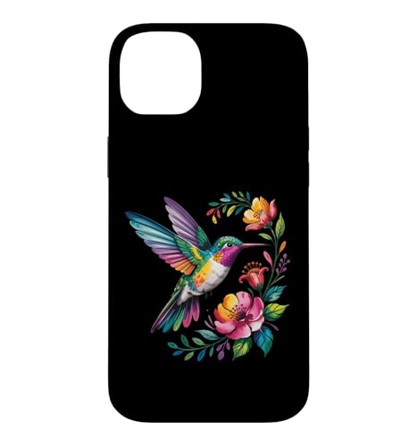�J���t���ȃn�`�h�� ��� �{�^�j�J���A�[�g �X�}�z�P�[�X iPhone 14 Plus �p