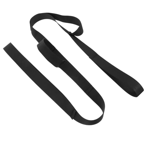 KOMBIUDA Leg Lift Training Belt Practical Leg Band Hip Stretcher Heavy Duty Leg Lifter Strap Versatile Leg Lifter Broken Leg Sling Disables Leg Lifter Exercise Leg Lifter Legs 1 Item Black