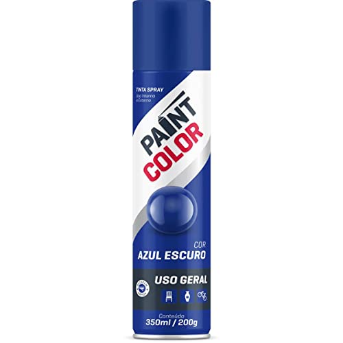 Tinta Spray, Baston, Paintcolor, 350 ml, Azul Escuro