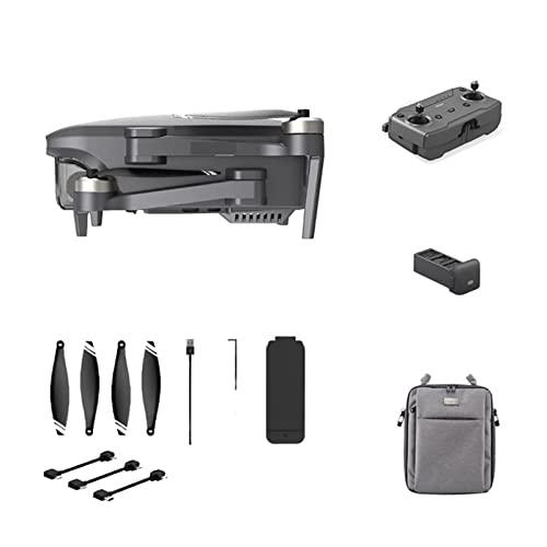 NIRAA Drone con cámara 4K HD Gimbal de 3 Ejes Profesional 5G WiFi EIS GPS RC Quadcopter 35min Vuelo 5KM Helicóptero Juguetes (Color : 1 Battery)