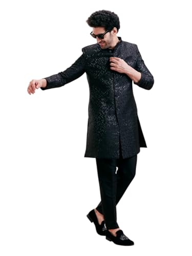 Robe de mariage Sherwani ensemble traditionnel pour cérémonie indienne