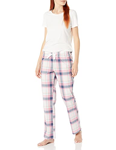 Image of Amazon Essentials Women's Cotton Pajama Pants, Breathable Poplin Sleep Pant with Drawstring Elastic Waist