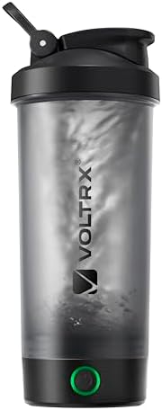 VOLTRX Protein Shaker Bottle, Merger USB C Rechargeable Electric Protein Shake Mixer, Shaker Cups for Protein Shakes and Meal Replacement Shakes, BPA Free, 24oz