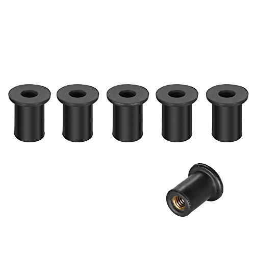 DECDEAL 6 unidades M4 / M5 / M6 Kayak Rubber Well Nuts Fixador Wellnuts Kayak Acessórios