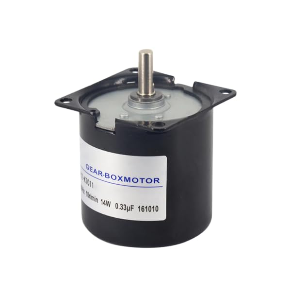 220V 0.33µf Speed from 2.5-110 RPM Torque 2-75 Kg-cm AC Synchronous Gear Motor (110 RPM)-picture-32