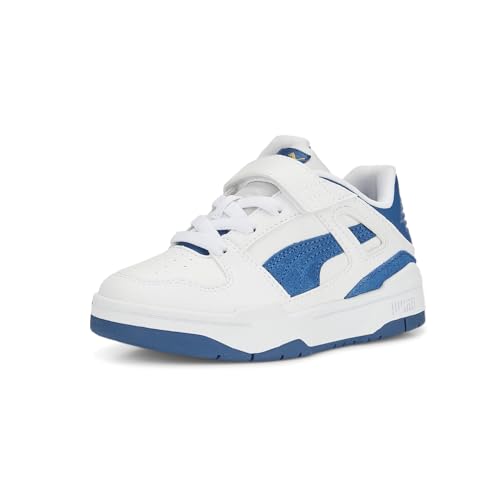 PUMA Kids Boys Slipstream Suede Slip On Sneakers Shoes Casual - White - Size 1.5 M2