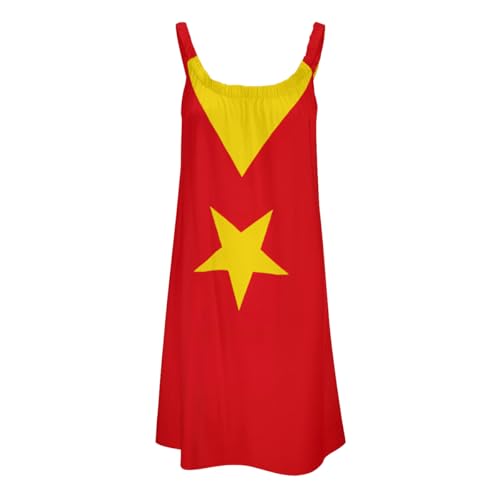 Beach Skirt for Women Tigray Flag Dress Sleeveless Sexy Sling Skirt Fashion Sunshine Casual Wear Shoulder Strap Skirts 4XL