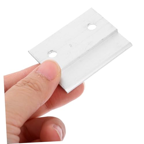 Image of DOITOOL Z-Shaped Aluminum Alloy Picture Frame Hangers 2pcs Heavy Duty Wall Hooks for Canvas and Decor Suitable for Home and Office Use