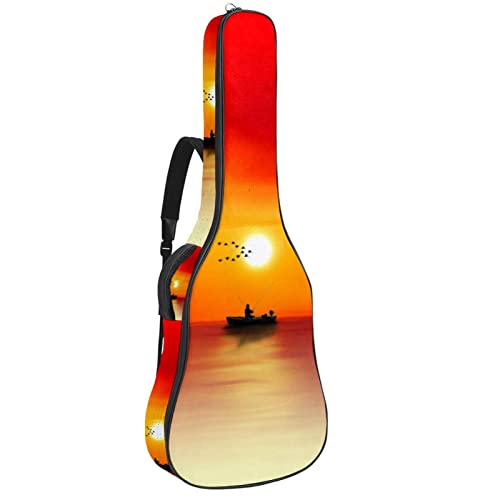Housse de transport étanche pour guitare avec bandoulière réglable, clé colorée et note de musique, Multicolore 09, 42… - Les Beatles, Paul McCartney, John Lennon, RIngo Starr, George Harrison Housse de transport étanche pour guitare avec bandoulière réglable, clé colorée et note de musique, Multicolore 09, 42…