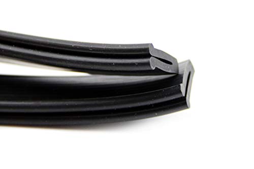 Scheuerleiste Set - rechts / links - Alu - mit Keder und Nieten - Schwalbe KR51