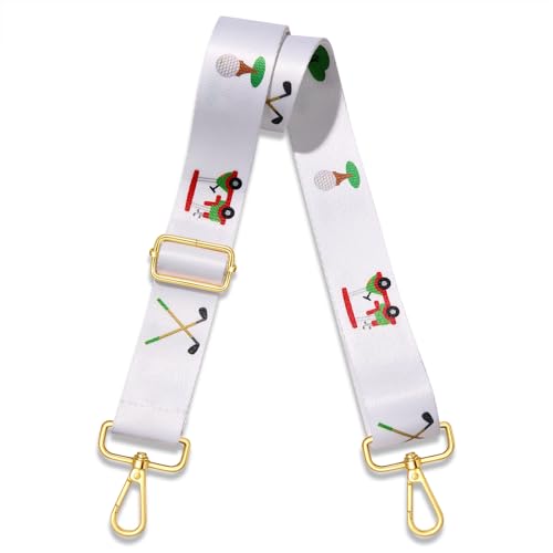 Image of NVENF Game Day Purse Strap Replacement Baseball Basketball Soccer Golf Crossbody Shoulder Bag Straps for Stadium Clear Purse (Style H)