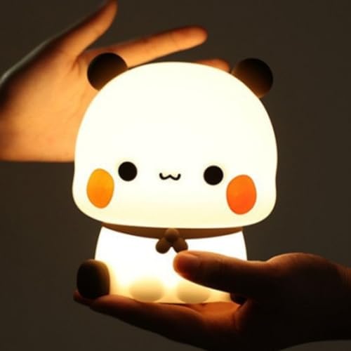 Lámpara de noche de silicona con diseño de panda miniatura 7