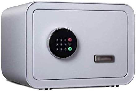 安全 25cmの厚手の金庫の貸金庫 家庭用の小さなオフィスの安全なベッドサイドワードローブのパスワード収納ボックスジュエリー 書類 お金 の安全なキャビネットのキーボックス 金庫 B08p1jkt2f 13 753円