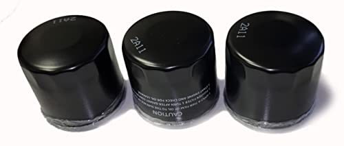 Genuine Toro OEM (Fits Exmark) 3-PACK of 136-7848 Oil Filters for Titan HD TimeCutter ZS SW MX Z Master Quest Radius Z-Turn Riding Mowers (3)