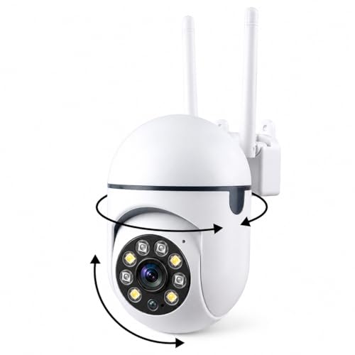 PBSEV Security Camera Indoor 1080P Wired, Pan/Tilt Control, Two-Way Audio,