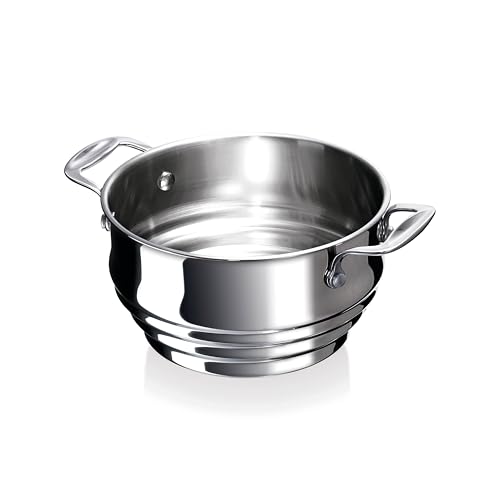 Beka Chef Panier Vapeur Inox 18/10 - Compatible Casseroles 16, 18 & 20 cm - Cuisson Saine Sans Matière Grasse
