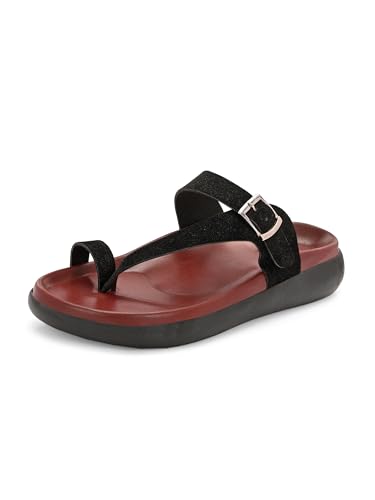 Image of EL PASO Men Faux Leather Ultra Comfortable Casual Slip On Sandals EP55705 P