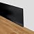 LSGCQ Flexible Baseboard Molding Trim 4 Inch x 20 Feet Self-Adhesive Vinyl Wall Base Peel and Stick Cove Base Rubber Wall Base Moulding Trim (Black)