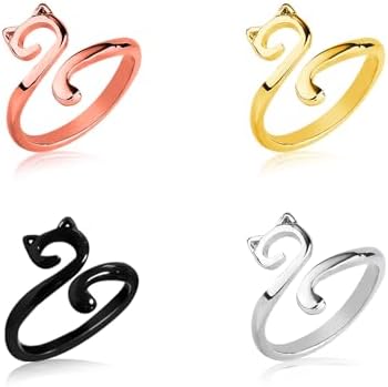 4 Pièces Anneaux Crochet, Anneaux Boucle Tricot Réglables Forme C...