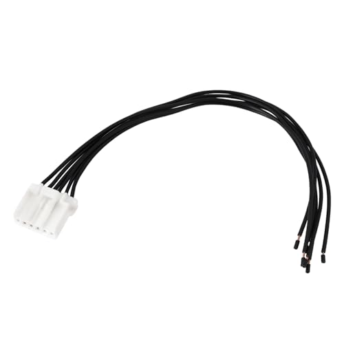 YINETTECH 1 kit de reparación de conector de interruptor de velocidad de ventilador de 6 pines, calentador de resistencia del motor, cable hembra, pieza de repuesto 0015415 compatible con Smart
