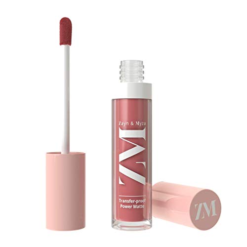 ROSEページ ZM Zayn & Myza Transfer-Proof Power Matte Finish Lip Colour