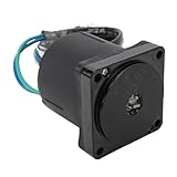 motor johnson 12v ▶ Facilidad de reemplazo directo: el motor está diseñado como un reemplazo directo, lo que simplifica el proceso de instalación. Equipado con sólo dos cables para el cableado, es ideal para los entusiastas del bricolaje. Sin embargo, se recomienda una instalación profesional para garantizar el funcionamiento y la alineación adecuados con su motor fueraborda.