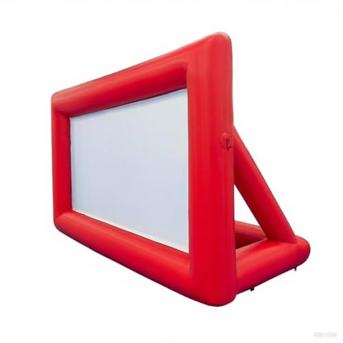 Pantalla Inflable para Proyector Roja de 18 ft