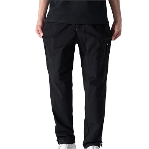 Mens Cargo Pants Loose Fit Casual Pants Lightweight Outdoor Hiking Pant Athletic Workout Pant with Pockets