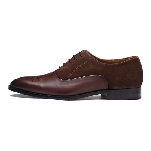 Image of LOUIS STITCH Men's Formal Shoes | Handcrafted European Leather Brogues | Lace-Up Style for Business, Formal (LSEUBGSU)
