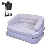 CCHHL Sofá Cama Inflable, Muebles Inflables De Doble Espesor, Sofá Hinchable Plegable PortáTil Multifuncional, Sala De Estar, Camping