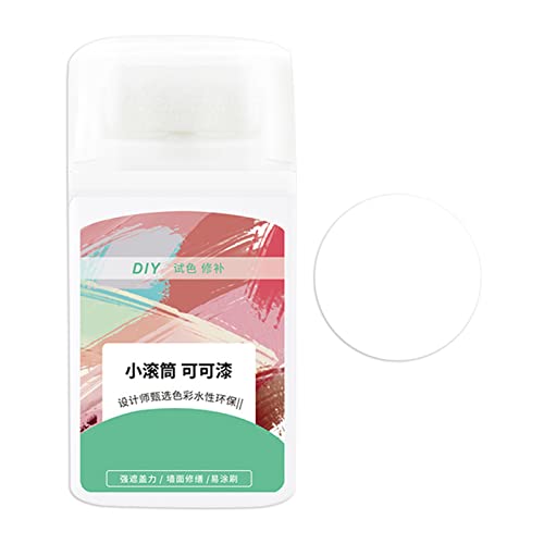 Cepillo de reparación de pared, pintura de látex ambiental, impermeable, de secado rápido, color blanco