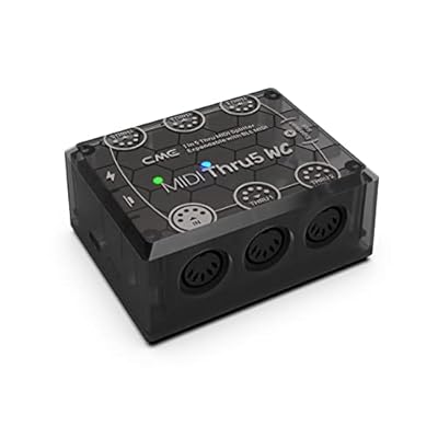 CME MIDI Thru5 WC - Interfaz MIDI de 1-entrada y 5-salidas - MIDI Thru de alta velocidad para la transferencia de todos los datos MIDI - Divisor MIDI de 1-a-5 de alta precisión | Ya disponible en tu tienda friki favorita! En mundofriki.es!