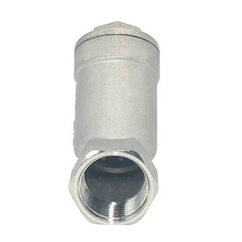 Image of Strainer Mesh Filter Valve,800WOG Y-Spring NPT Female Check Valve,Stainless Steel SS316 CF8M (3 /4 inch)