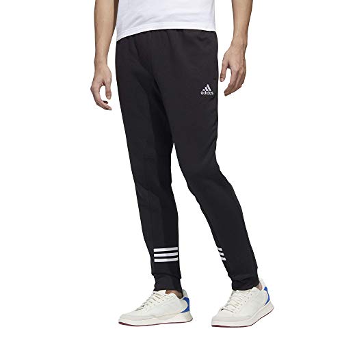 Image of adidas mens Essentials Comfort Pants Black /White X-Large