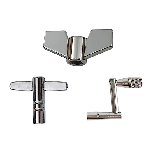 BESPORTBLE Tuning Keys for Drums 3 Piece Drum Key Set Shaped Keys for Drum Set Marching Drums Constructi