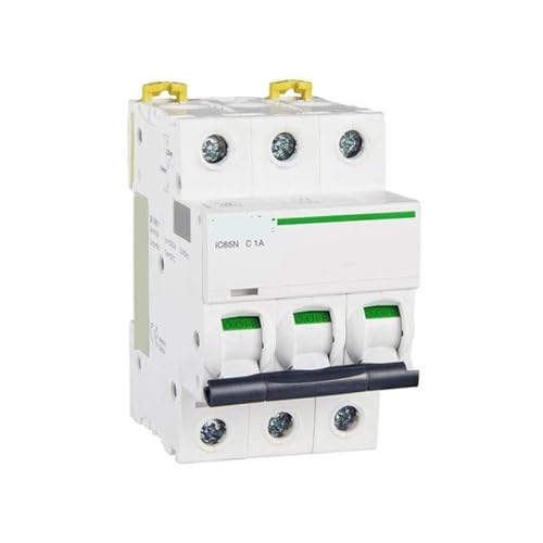 Disyuntor IC65N 3P C1A interruptor automático magnetotérmico trifásico doméstico