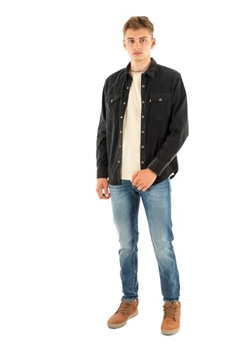 Image of Levi's Men's Solid Slim Fit Denim Shirt
