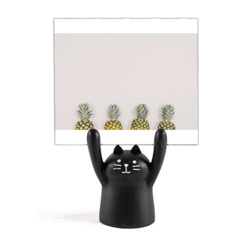 Porte-mémo mural chat blanc idéal pour décorer la cuisine familiale