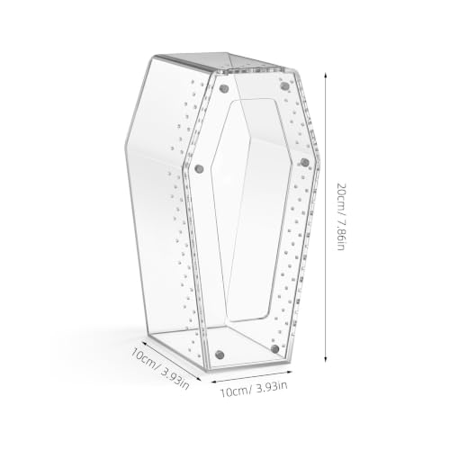 Caja de acrílico transparente y estable Operitacx de diseño compacto 3